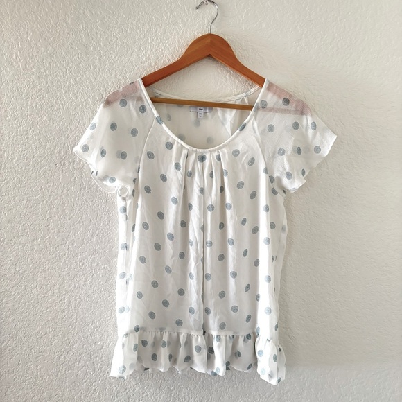 Gap peplum blouse Size Medium - Picture 1 of 13